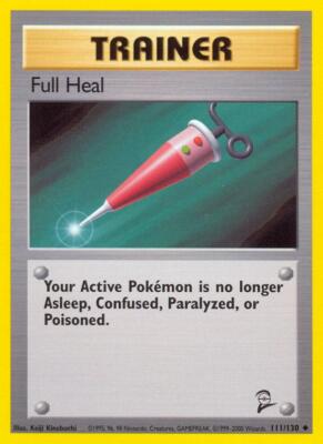 Pokemon Full Heal (111/131) Base Set 2 MP