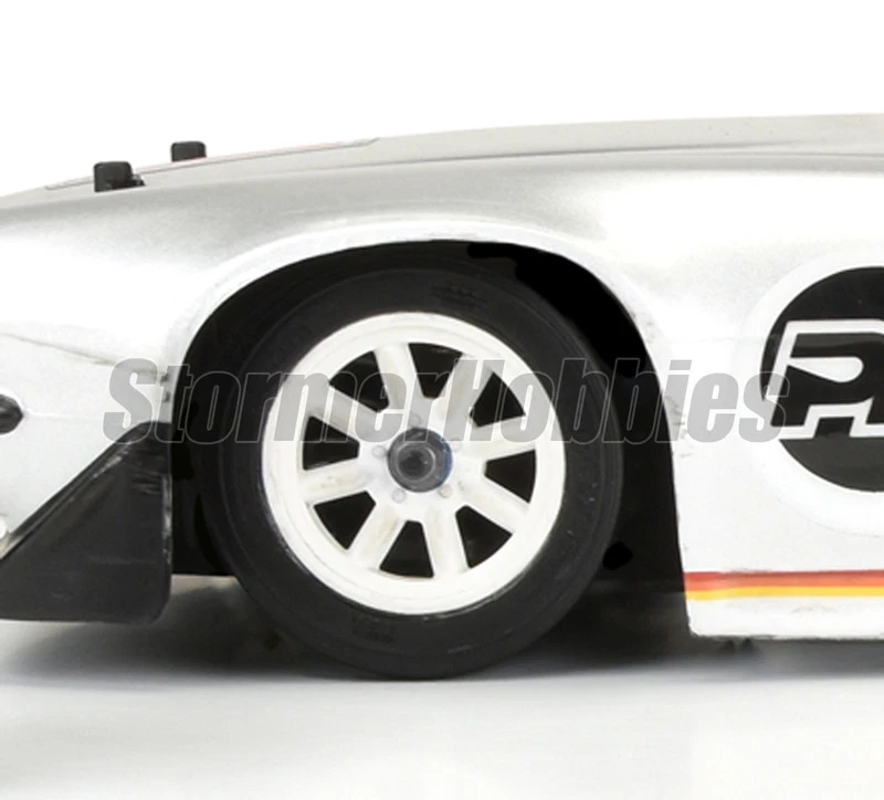 Proto-Form VTA Front & Rear Tires on White rims (4) PRM10140-17 & PRM10139-17 - Image 4 of 4