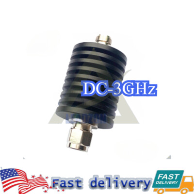 50W N type 30dB male and female coaxial fixed attenuator frequency 3GHz New###