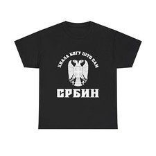 Serbia flag eagle for Serbian Gift Balkan Srbin Srbija T-Shirt