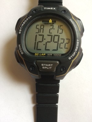 timex ironman indiglo wr100m