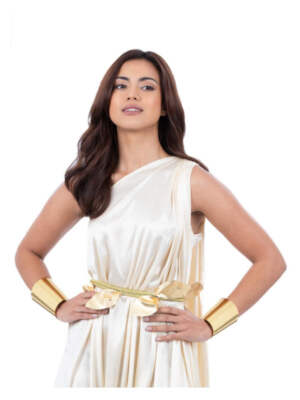 Grecian Gold Wrist Cuffs X2 Grecian Gold Wrist Cuffs X2