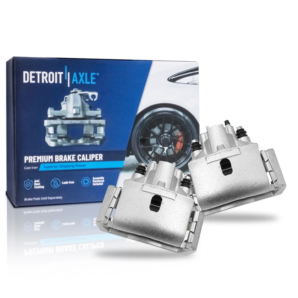 Rear Brake Calipers & Ceramic Brake Pads for 2004 - 2009 Dodge Durango Ram 1500 - Image 3 of 4