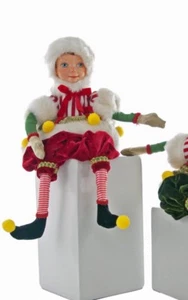 Katherine's Collection Elf Doll 17" Noel Christmas Red Retired