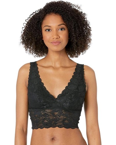 NWT!! $75 COSABELLA "NEVER SAY PLUNGIE" PETITE LACE UNDERWIRE BRA BLACK SIZE PS
