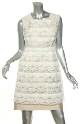 Robe Plissée Sans Manches ERDEM - Couleur Ivoire - Taille FR40 / US8 - Neuve Avec étiquettes - Valeur 2150$