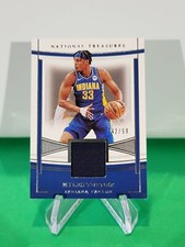 2020-21 National Treasures Material Treasures SP /99 #18 Myles Turner R6220J