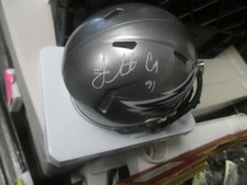 Fletcher Cox Philadelphia Eagles signed AMP mini Helmet JSA