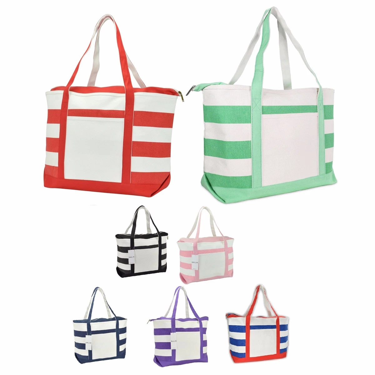 Dalix canvas tote bag sale