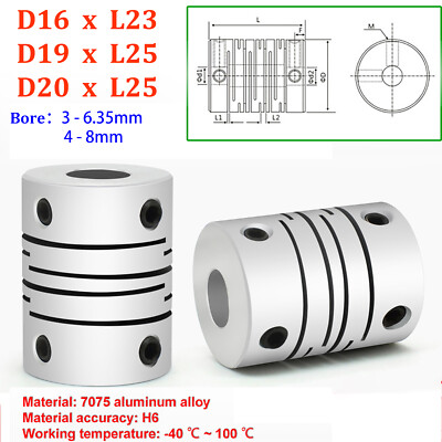 D16 D19 D20 Parallele Kupplungen Kopplung Elastisch Wellenkupplung Servomotor PX