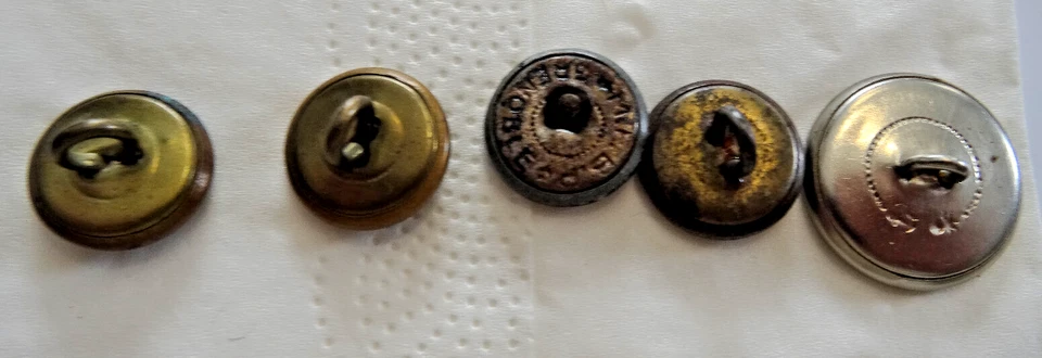5 ANCIENS BOUTONS VENERIE EQUIPAGE CHASSE BICHE EQUITATION - Photo 2/2
