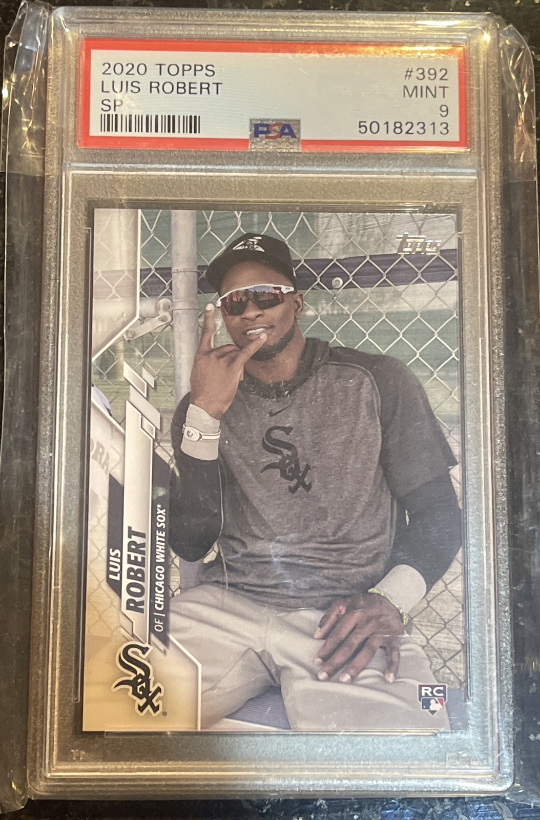 2020 Topps Series 2 Luis Robert SP Image Variation Psa 9 #392