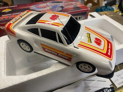 Vintage 80s Radio Shack Car 49mhz 911 Racer Porsche Tested Works