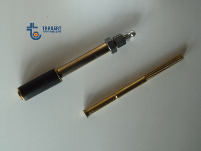 Injektionspacker 13 x 115 mm Messing rostfrei HD-Kegelnippel, Rissverpressung Injektionspacker 13 x 115 mm Messing rostfrei HD-Kegelnippel, Rissverpressung