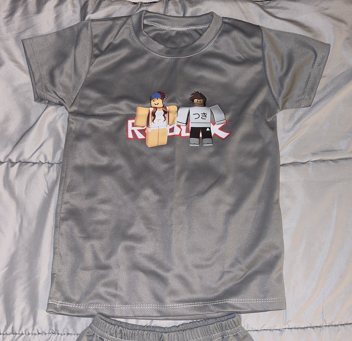 Roblox Virtual World T-shirt Summer Game Peripheral Male Teenager