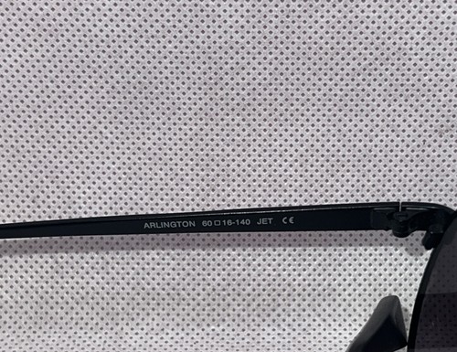 7 For All Mankind Aviator SunGlasses - Black (60-16-140) - Picture 5 of 8