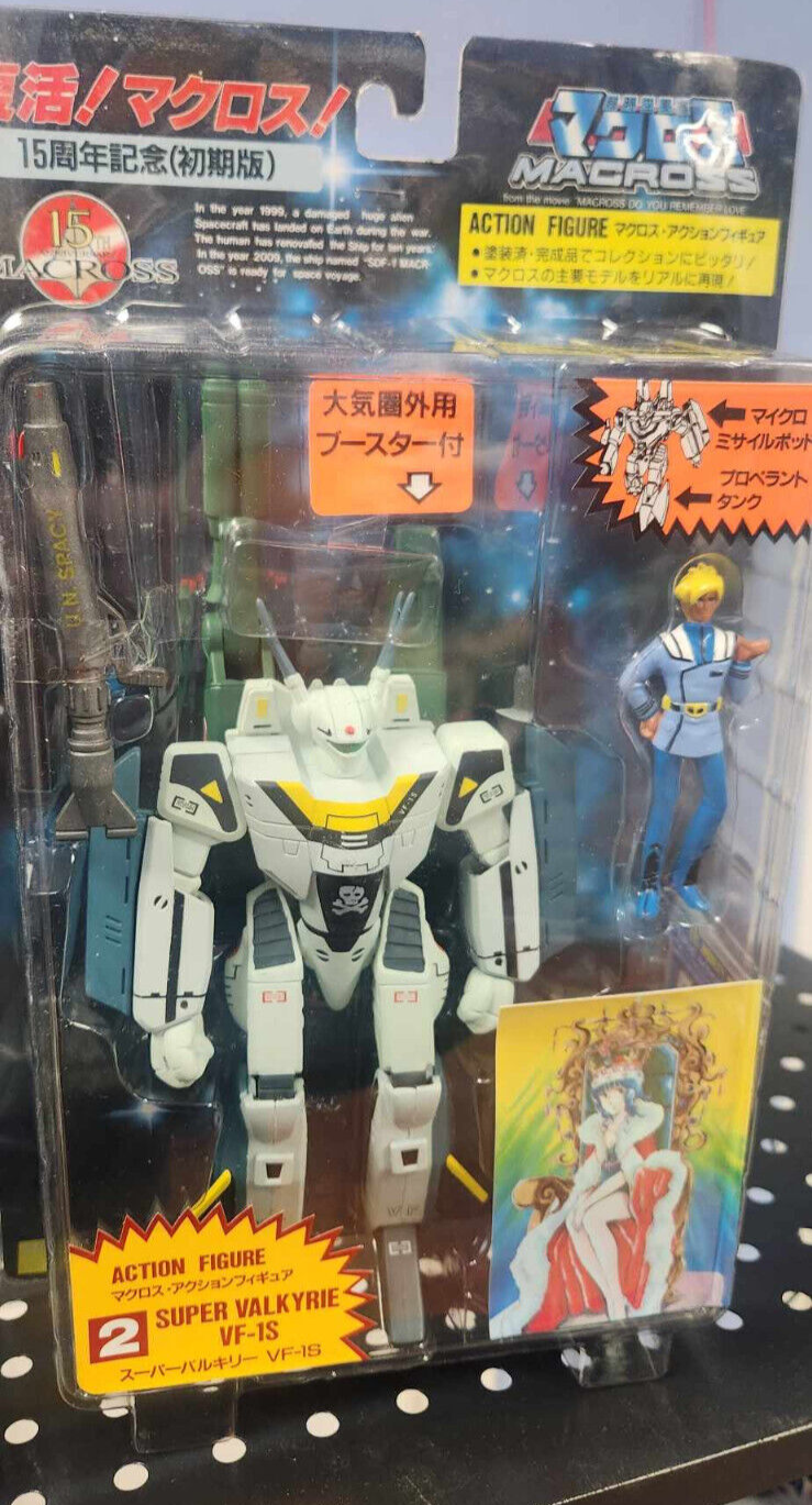 Robotech Pvc ARII Macross 15th Super Valkyrie VF-1s Fokker Figure set MOC PVC ...