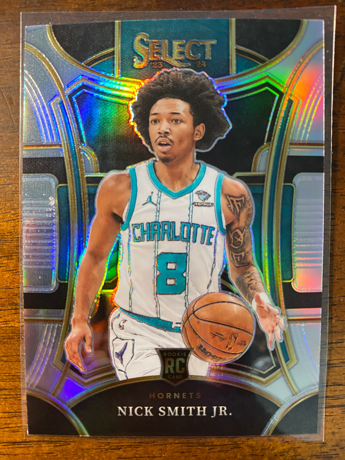 2023-24 Panini Select Nick Smith Jr. #310 RC Mezzanine Silver Prizm Hornets