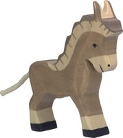Esel Klein Von Holztiger Holzesel Spielesel Nutztier Eselkind Holztier Bauernhof