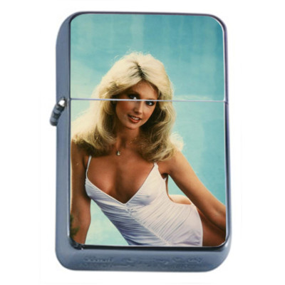 Oklahoma Pin Up Girls D4 Flip Top Oil Lighter Wind Resistant 