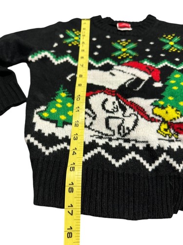 Peanuts Kids Christmas Sweater Size XS New Snoopy And Woodstock - Picture 9 of 9