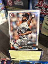 2018 Bowman Rookie Sandy Alcantara With 6 Cards Miami Marlins Lot