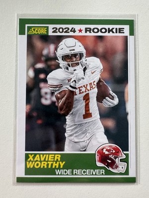 2024 Panini Score Football Xavier Worthy #1