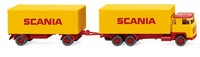 Wiking 045702 H0 KofferhäNgerzug (Scania 111) \Scania\""