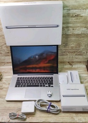 Apple Lot Apple A1379 USB External SuperDrive & MacBook Pro 15'' READ DESCRIPTION
