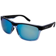 Epoch Delta 2.0 Sport Sunglasses Crystal Blue Black Frame Blue Mirror Lens