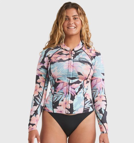 Billabong Wetsuit Jacket Surf Capsule Peeky Zip Jacket Women's Large US 8 NWT - Picture 2 of 10