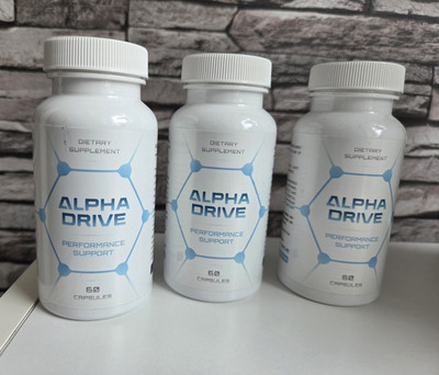 Alpha Drive Performance Support Nahrungsergänzung 3 × 60 Kapseln mit Zink & B3