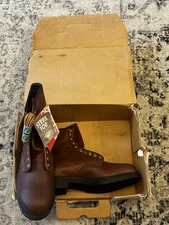 Red Wing Insulated Leather Steel Toe Work Boots 4412 Men's 12 B Vintage USA NOS