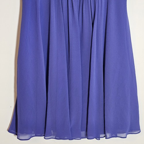 Lauren Ralph Lauren Kleid Damen 12 Ärmellos Plissee Chiffon Cocktail Formell - Bild 3 von 14