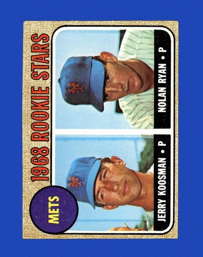 1968 Topps Set-Break #177 Nolan Ryan RC EX-EXMINT (miscut) (minimum size)