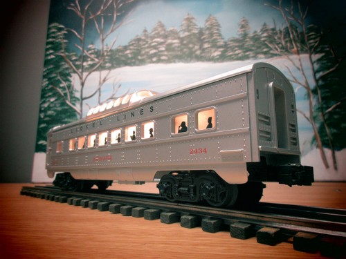 Williams Reproduction Lionel Lines 2454 NEWARK Vista Dome Car. C-B NO O.B. - Picture 3 of 10