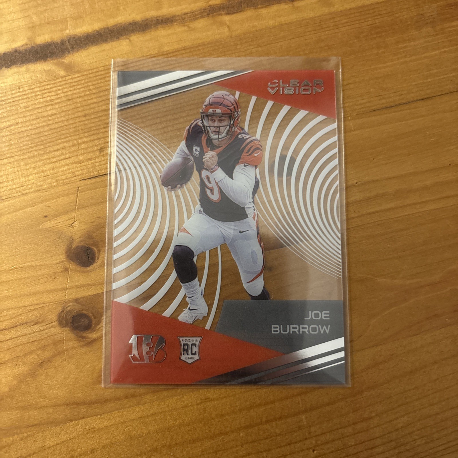 2020 Panini Chronicles - Clear Vision Rookies Joe Burrow #CV-1 (RC)