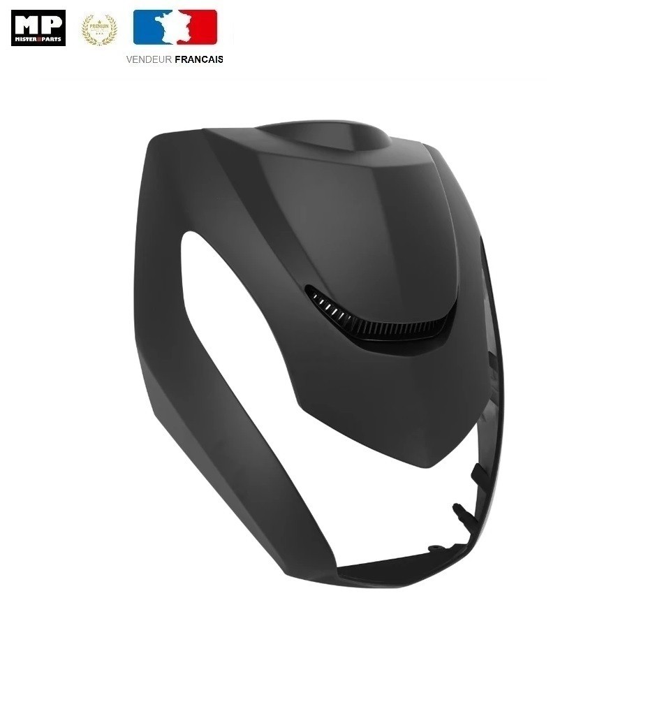 Face avant Kisbee 50 cassée ? Réparez votre carénage noir brillant