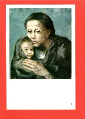 Mutter und Kind mit Schal * Pablo Picasso (1967)   [PIC-03]