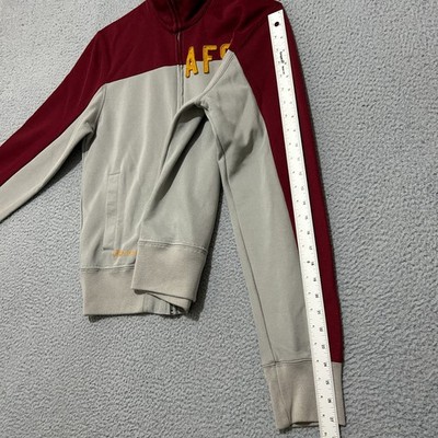 Vintage Abercrombie & Fitch AF92 Track Jacket Adult M Gray Red