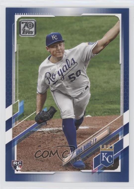 2021 Topps Royal Blue Kris Bubic #238 Rookie RC 0pl9