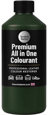 ALL IN ONE DARK GREEN Leather Colourant. Repair Recolour. Dye