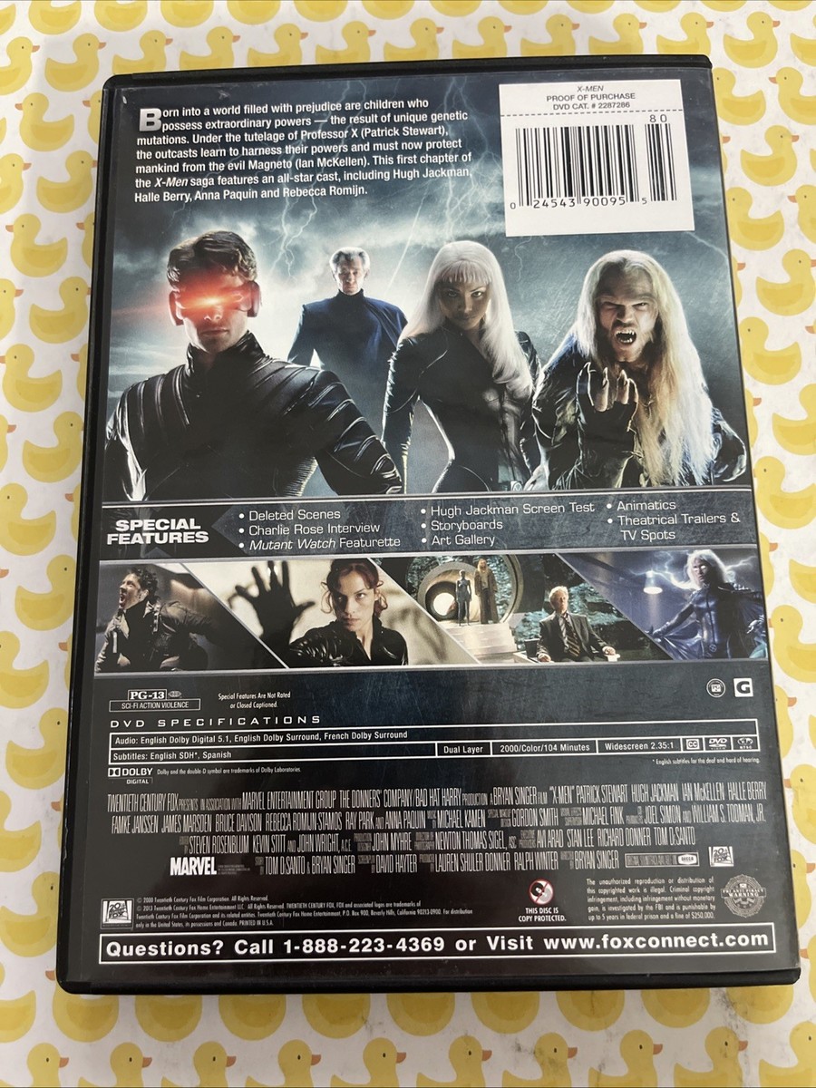 X-MEN + FIRST CLASS DVD LOT 2000 2011 hugh jackman wolverine
