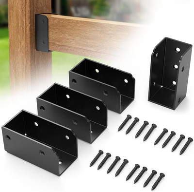 2 X 4  Stainless Steel Deck Railing Brackets Connectors 2X4 Brackets 2X4 Fence B