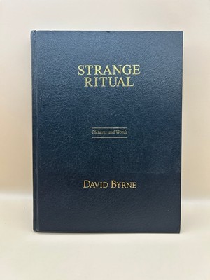 洋書 STRANGE RITUAL DAVID BYRNE Strange Ritual David Byrne 1997 Signed First Printing Photography