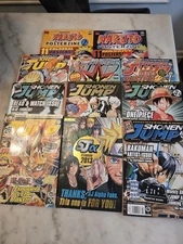 Shonen Jump Lot With Cards And Game Pass, Poster Books