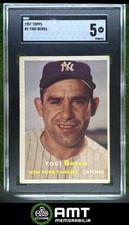 Yogi Berra SGC 5 1957 Topps New York Yankees #2 8931