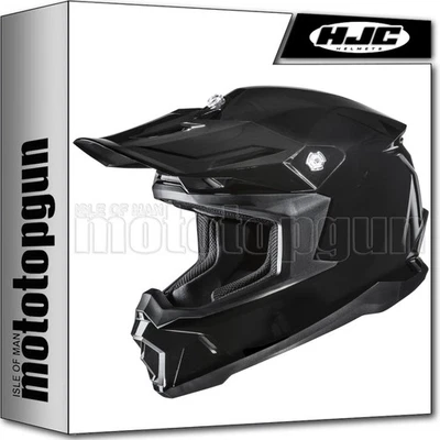 CASQUE OFF-ROAD POUR MOTO HJC C50 NOIR MÉTALLISÉ XXL - Photo 1/2