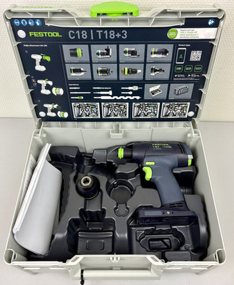 Festool T18+3-Basic Akku-Bohrschrauber 18V solo (576448)