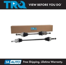 TRQ 2pc Front CV Axle Shaft Assembly Set LH RH for 09-18 Corolla Vibe Matrix